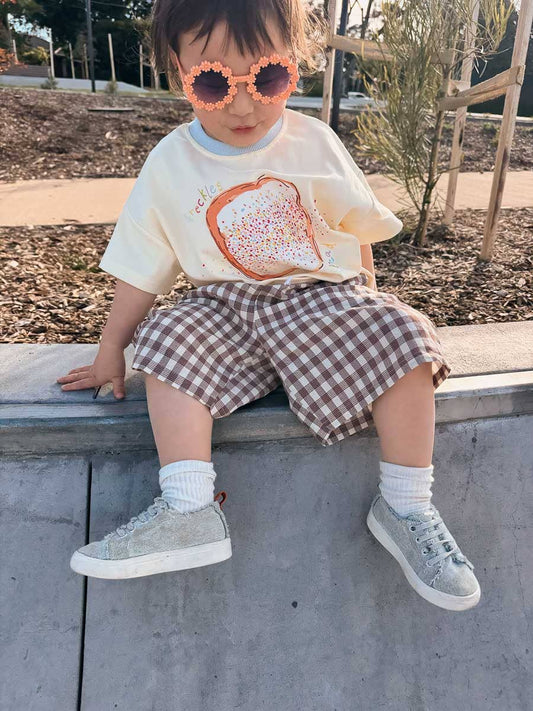 Pop's Bermuda Shorts - Brown Tartan