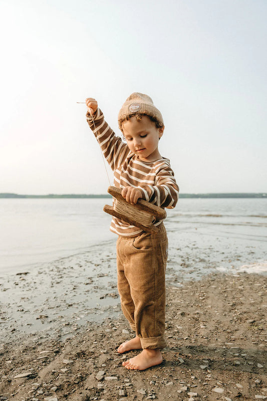 Nolan Striped Long Sleeve Tshirt Kids