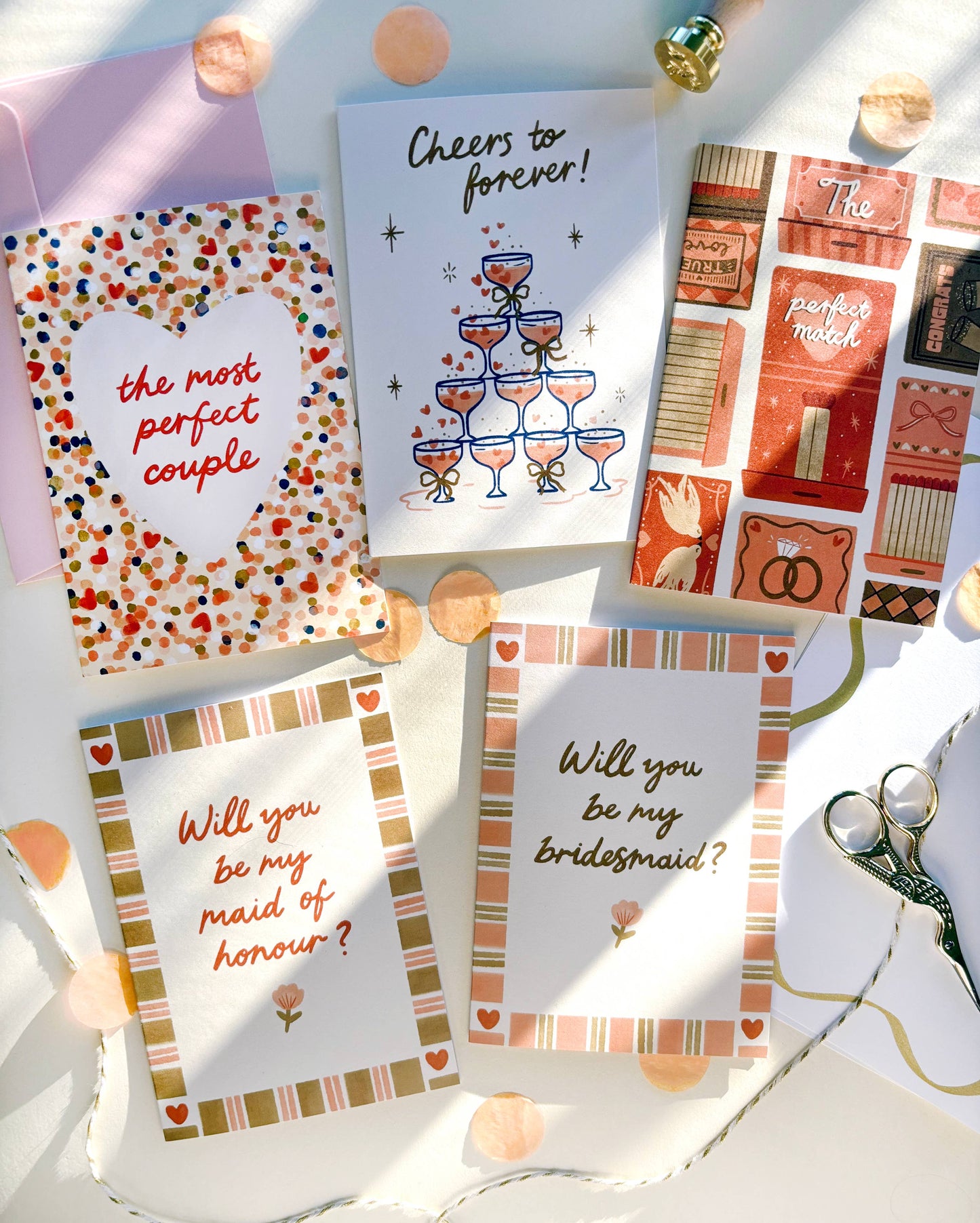 The Perfect Match card - Wedding Engagement Anniversary Love