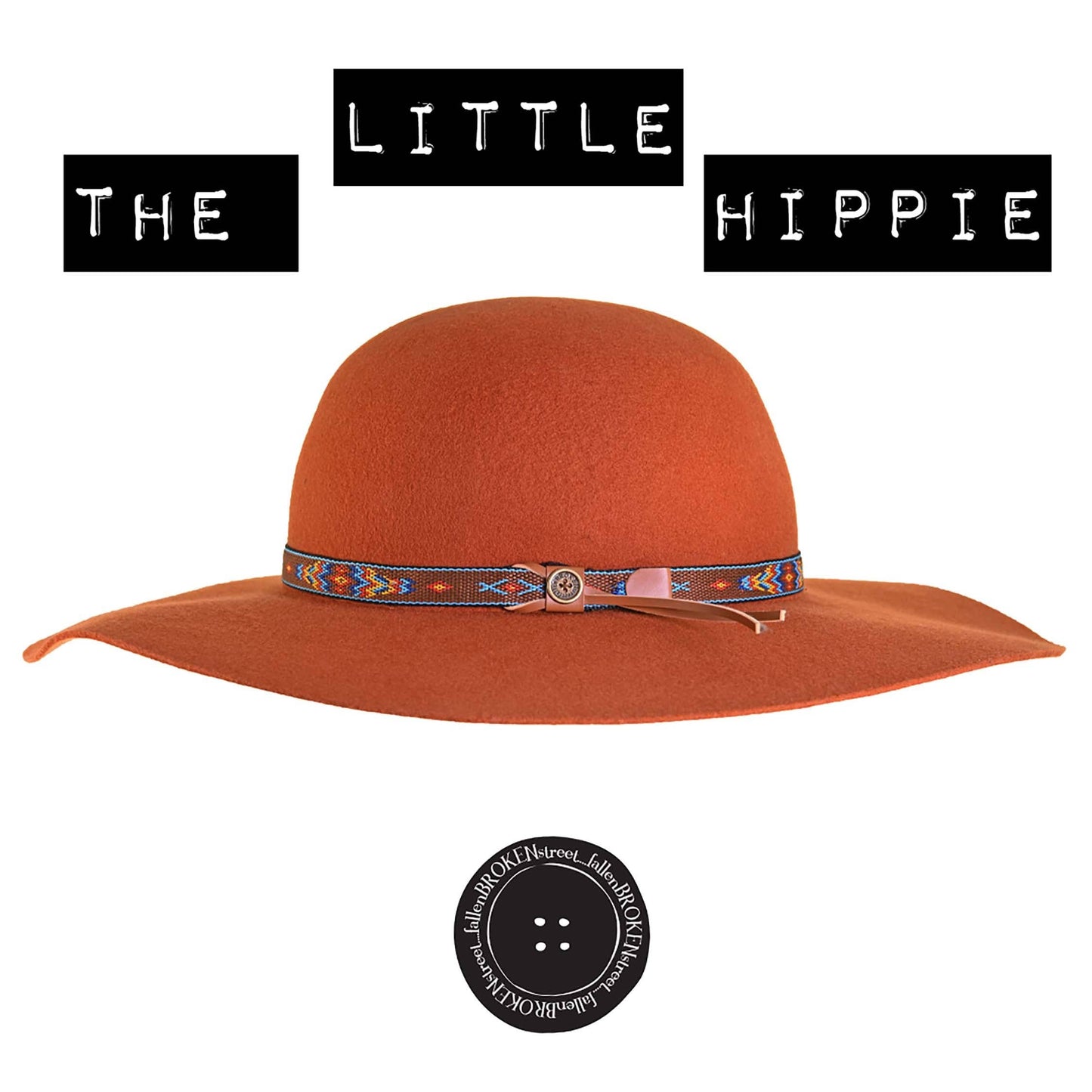 Floppy Felt Hat - Rust | UNISEX