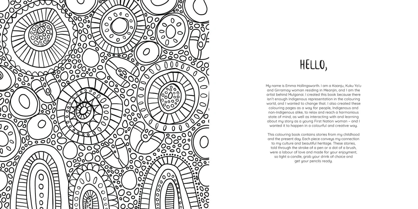 Mulganai - A first Nations Colouring Book