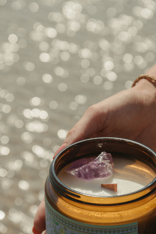 Rest | Crystal Infused Candle