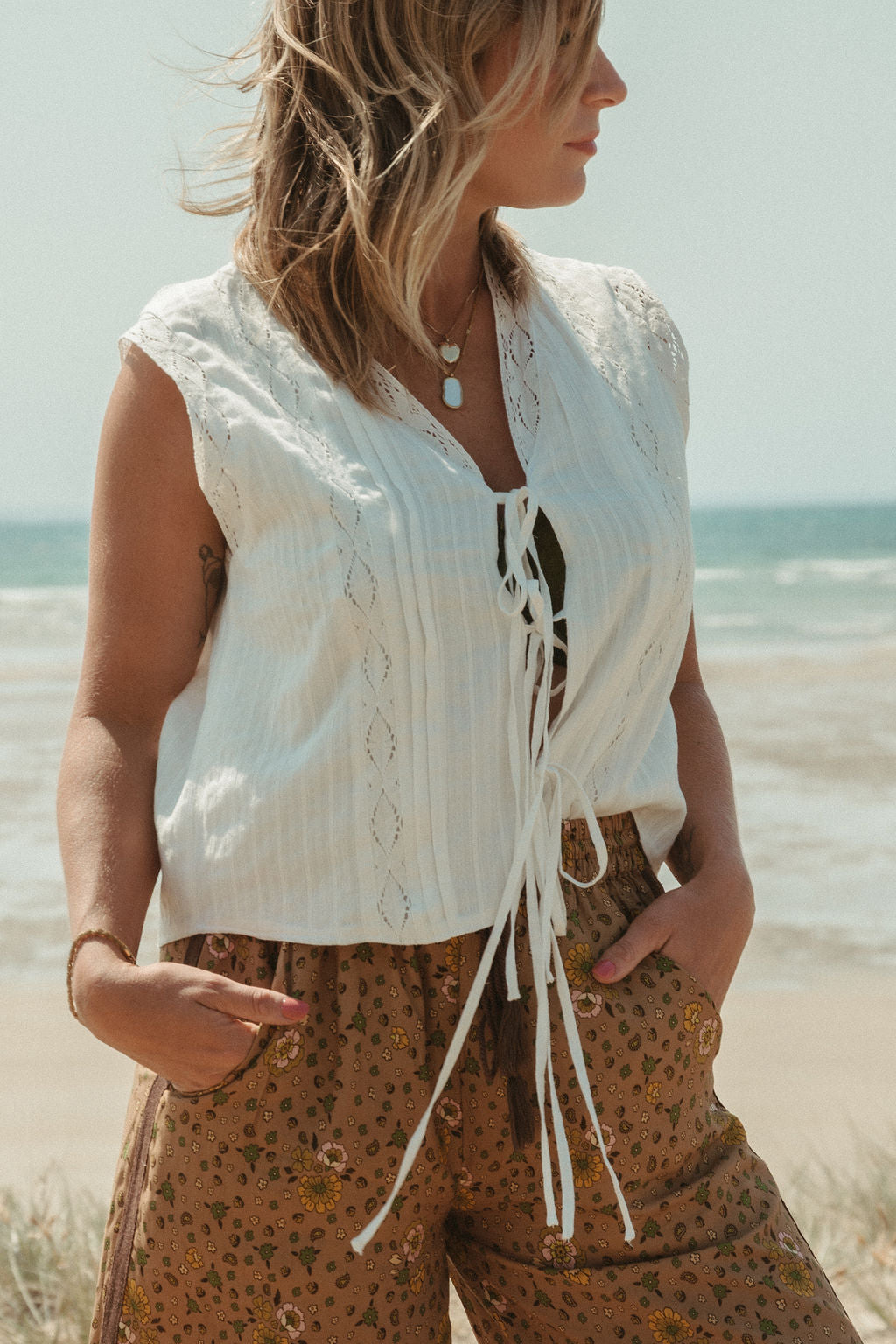 Matlack Pant - Brown Floral