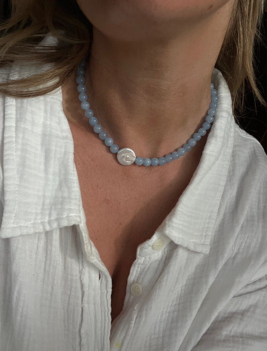 Blue Moon Necklace