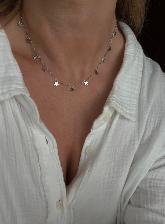 Stardust Necklace - Silver