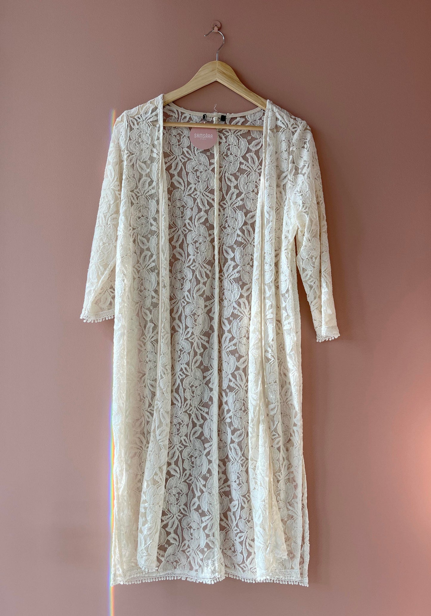 RENEW | Lace Kimono - Cream
