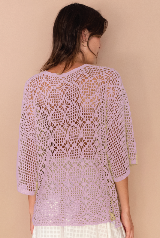 October - Maggie Crochet Shirt