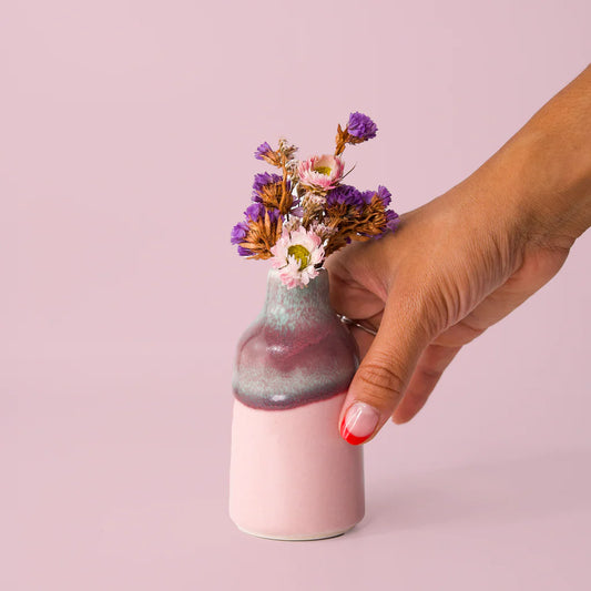 Odessa Ceramic Vase - Pink Flamingo