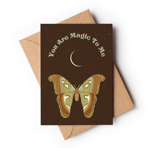 You Are Magic To Me - Retro Vintage Greeting Card