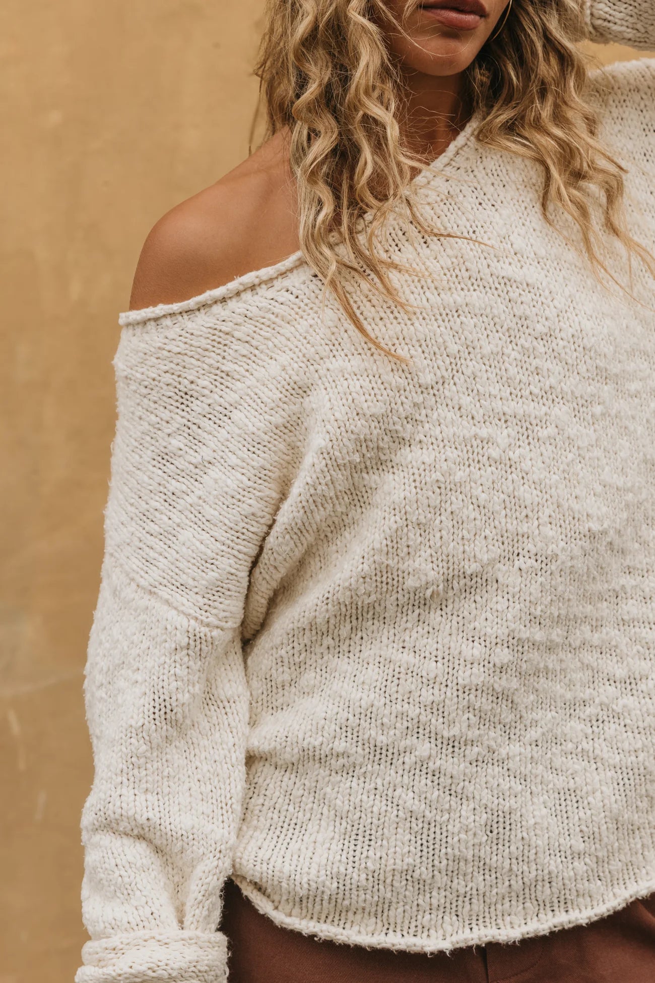 Sierra Off-Shoulder Knit  | Unisex