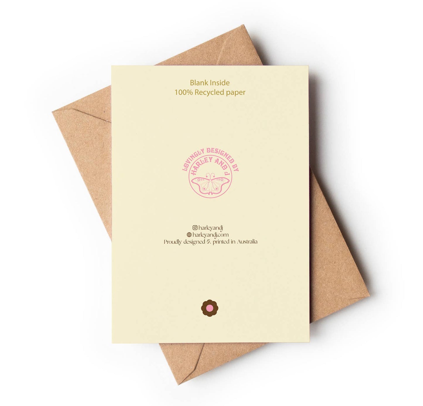 Happy Birthday Vintage Pink - Retro Style Greeting Card