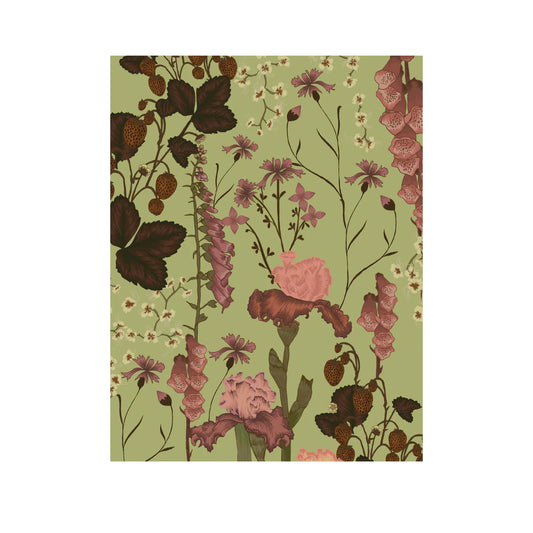 Flourish Tea Towel - Matcha