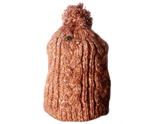 The Consciousness Beanie - Orange Marle: Rust
