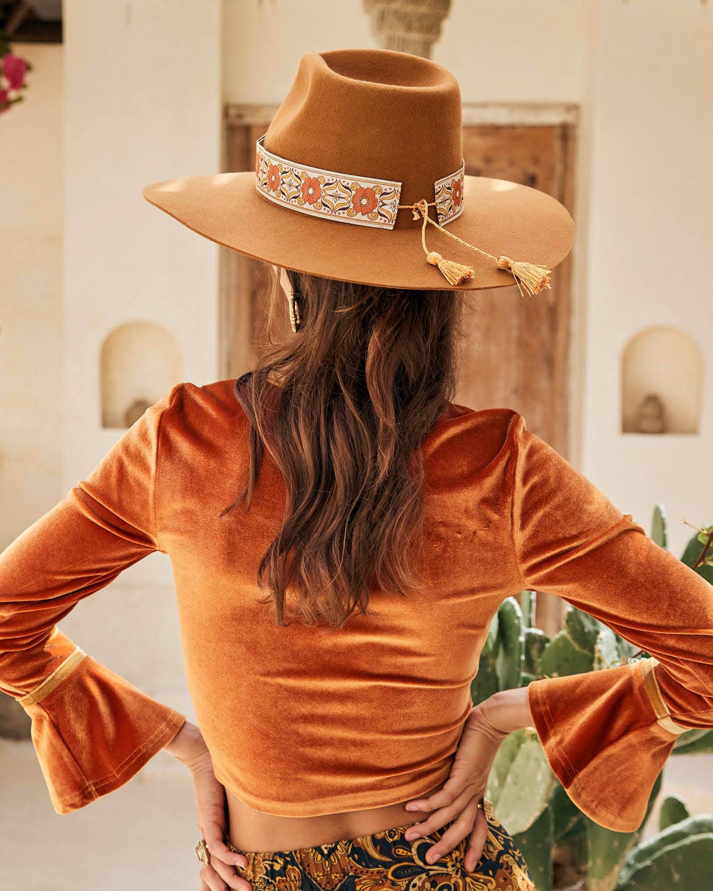 FBS x Nine Lives Bazaar – Rust - Festival Hat