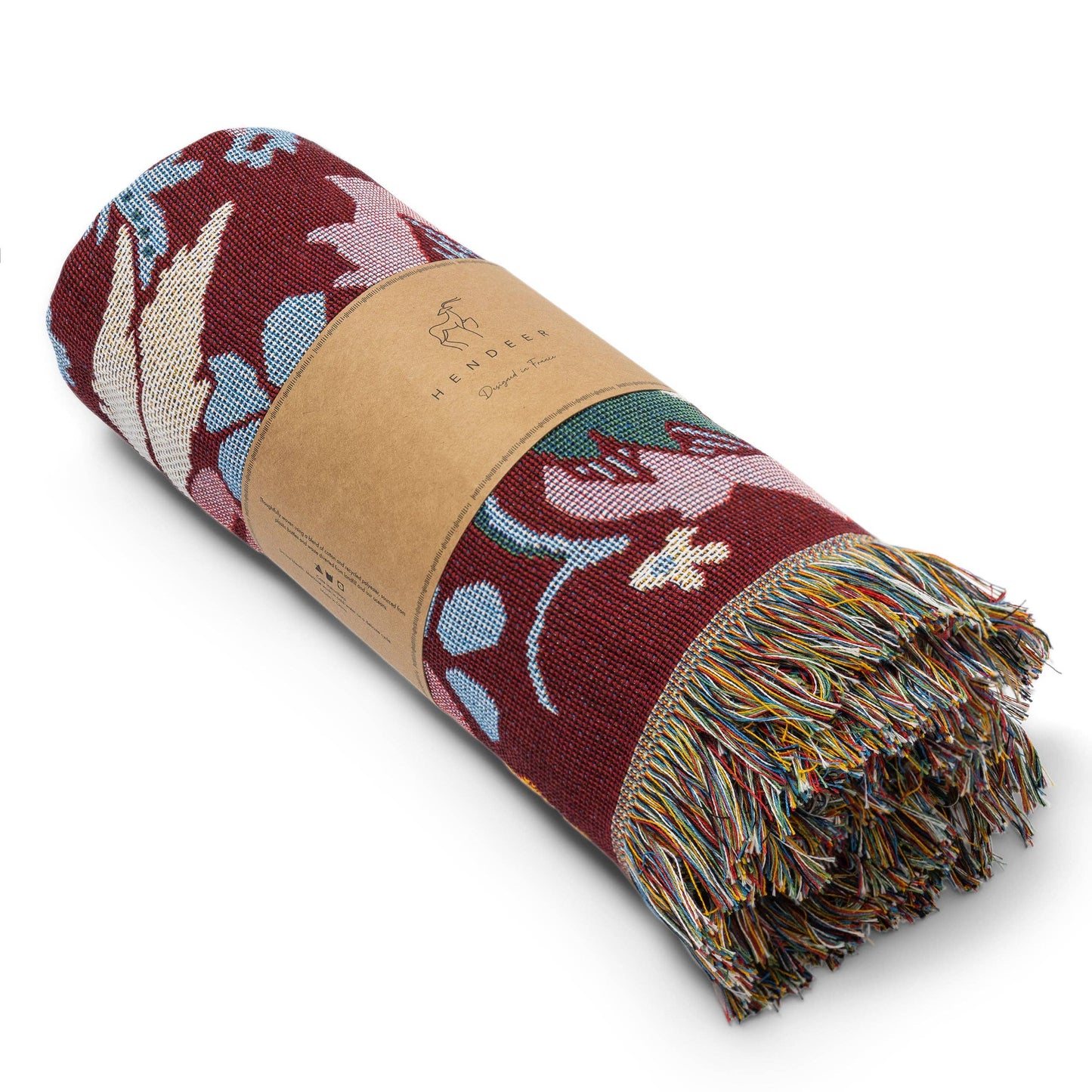 'Magical Mystery' Woven Picnic Rug/Throw: Regular 130x160cm