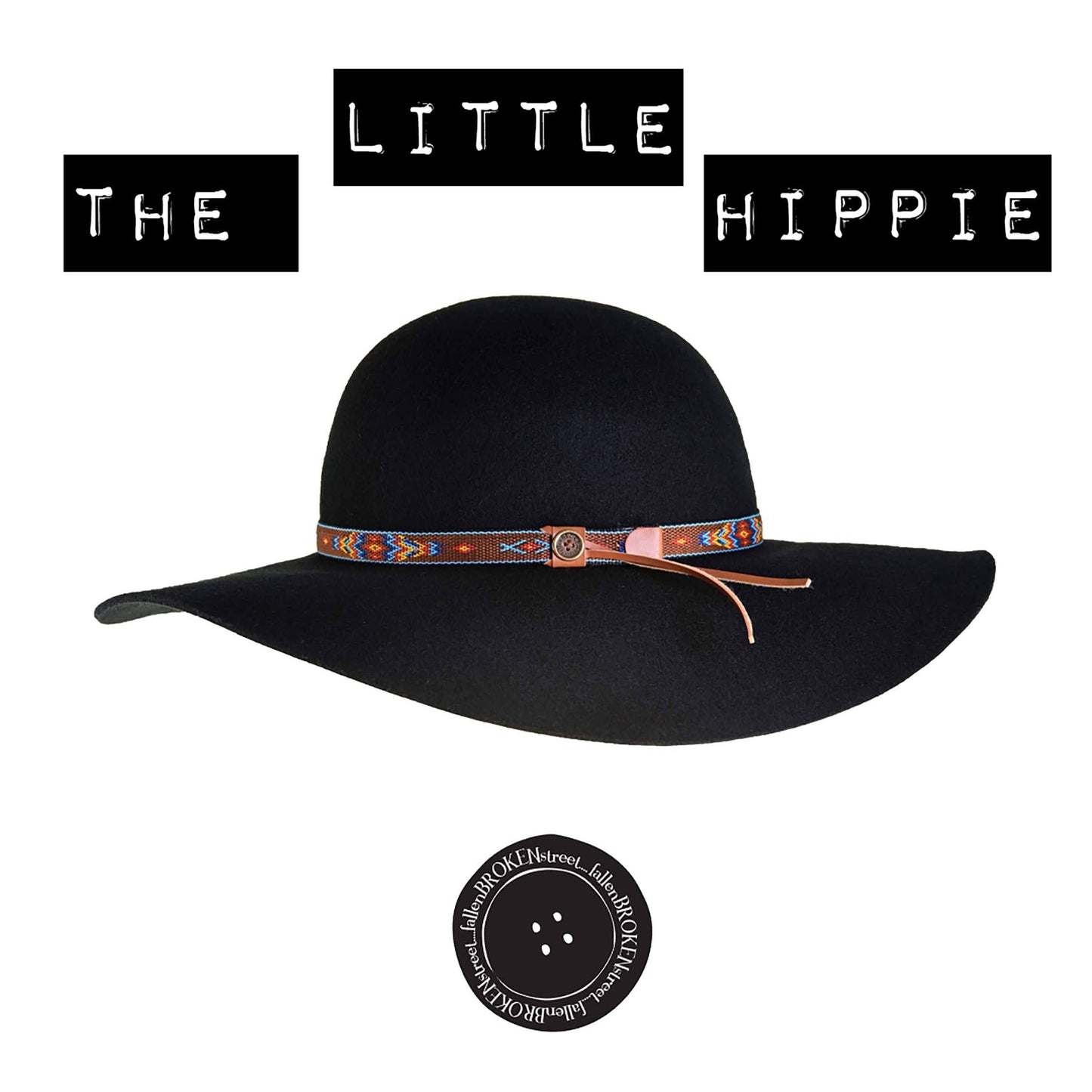 Floppy Felt Hat - Black | UNISEX