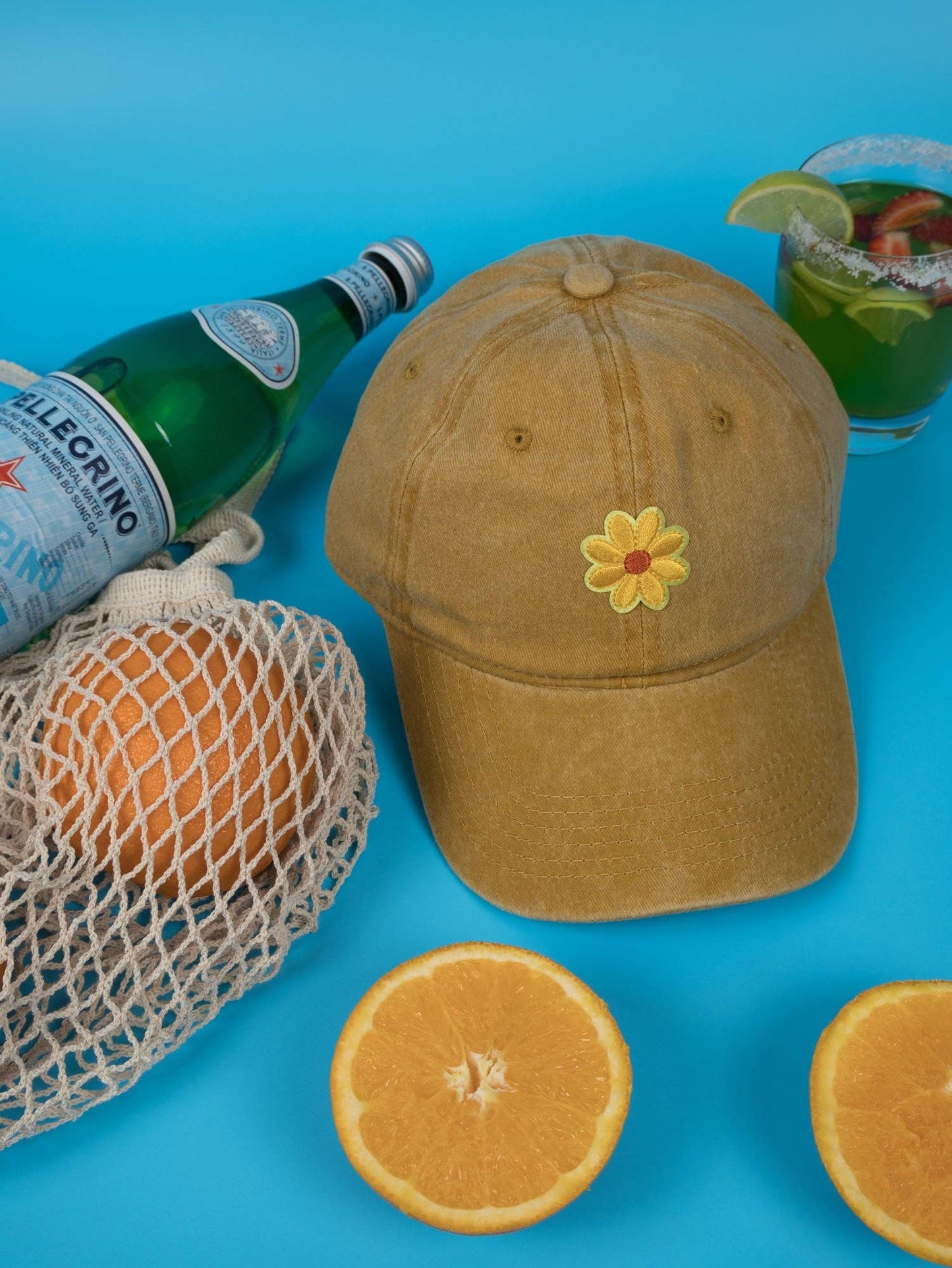 Daisy Cap - Washed Ochre