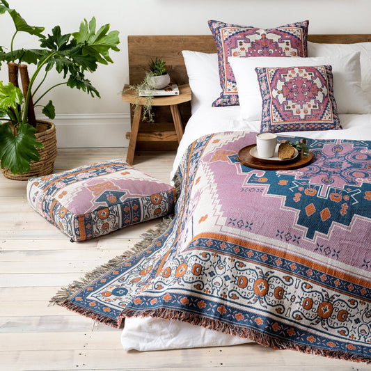 'Strawberry Fields' Woven Scatter Cushion Cover