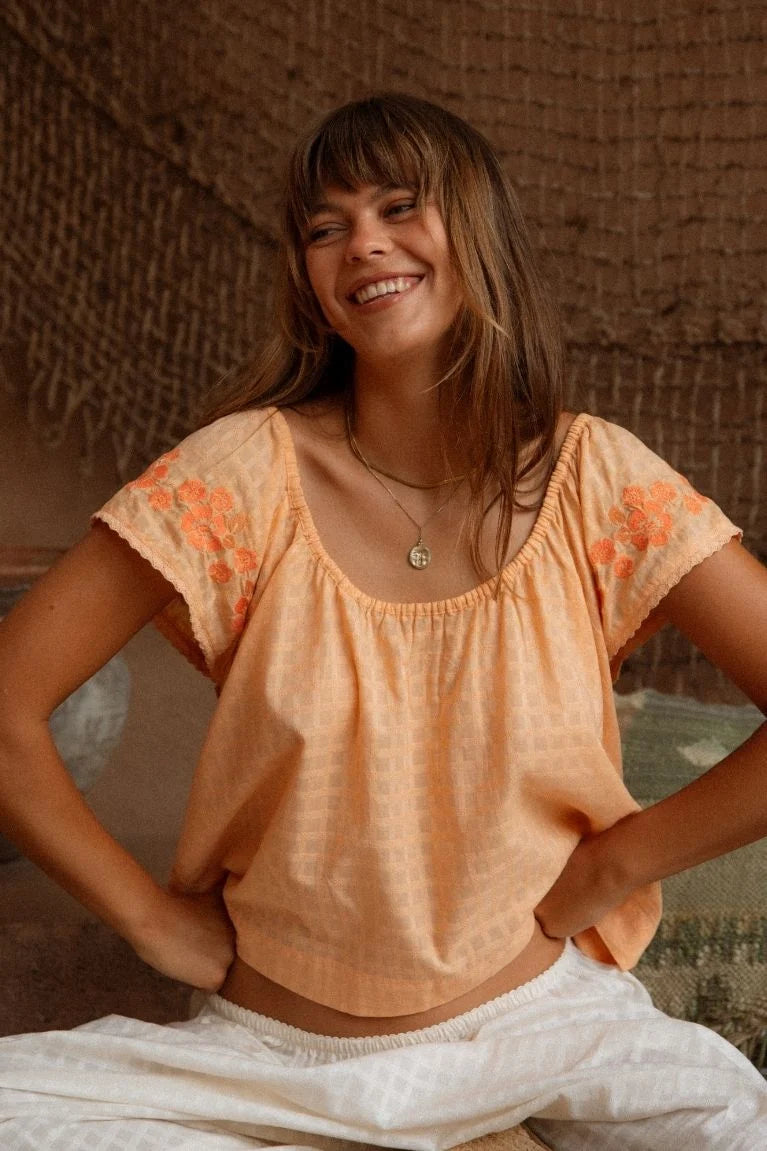 Betty Embroidered Top