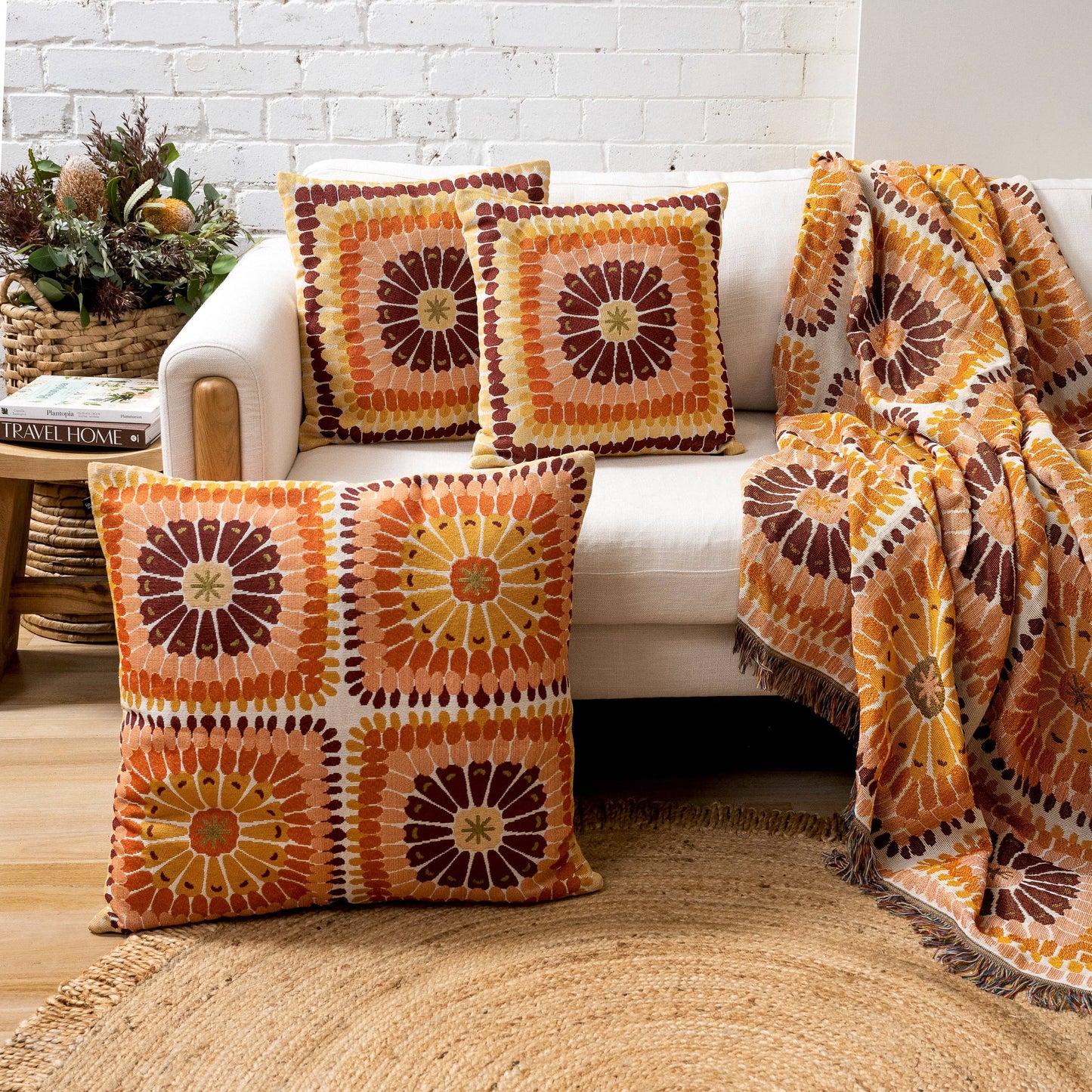 'Eight Days a Week' Scatter Cushion Cover: