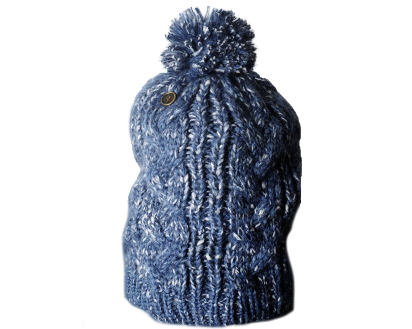 The Consciousness Beanie - Speckled Blue: Blue
