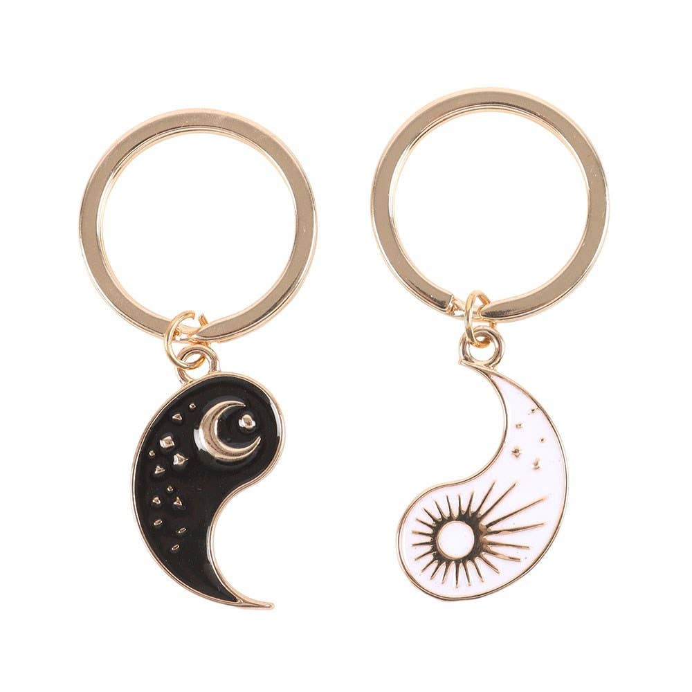 Yin Yang Best Friend Keyrings