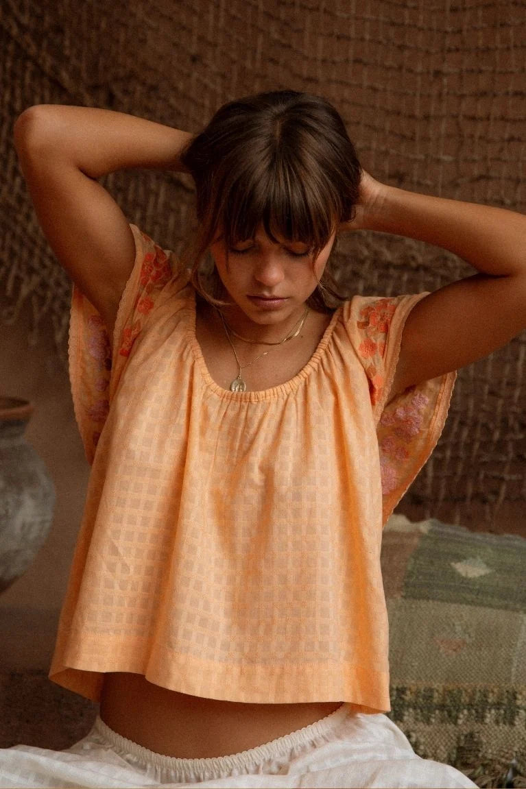 Betty Embroidered Top