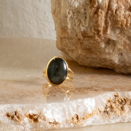 ELORA STONE RING ADJUSTABLE