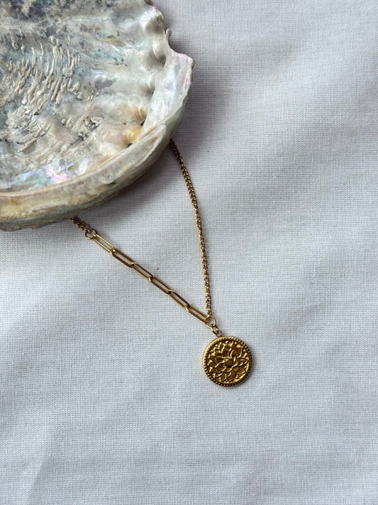 Lotus Talisman Necklace