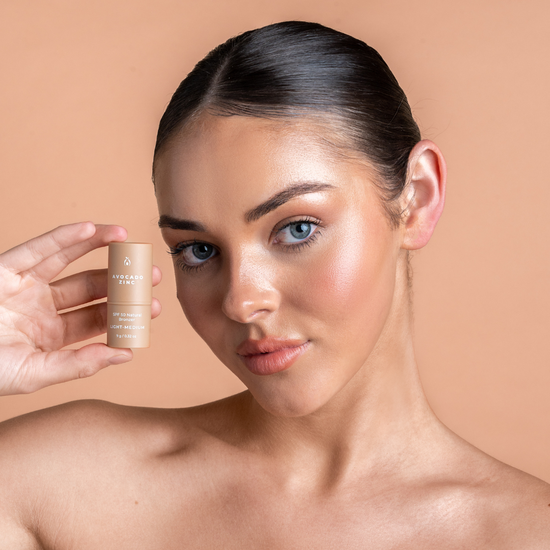 SPF 50 Natural Bronzer: Light-Medium