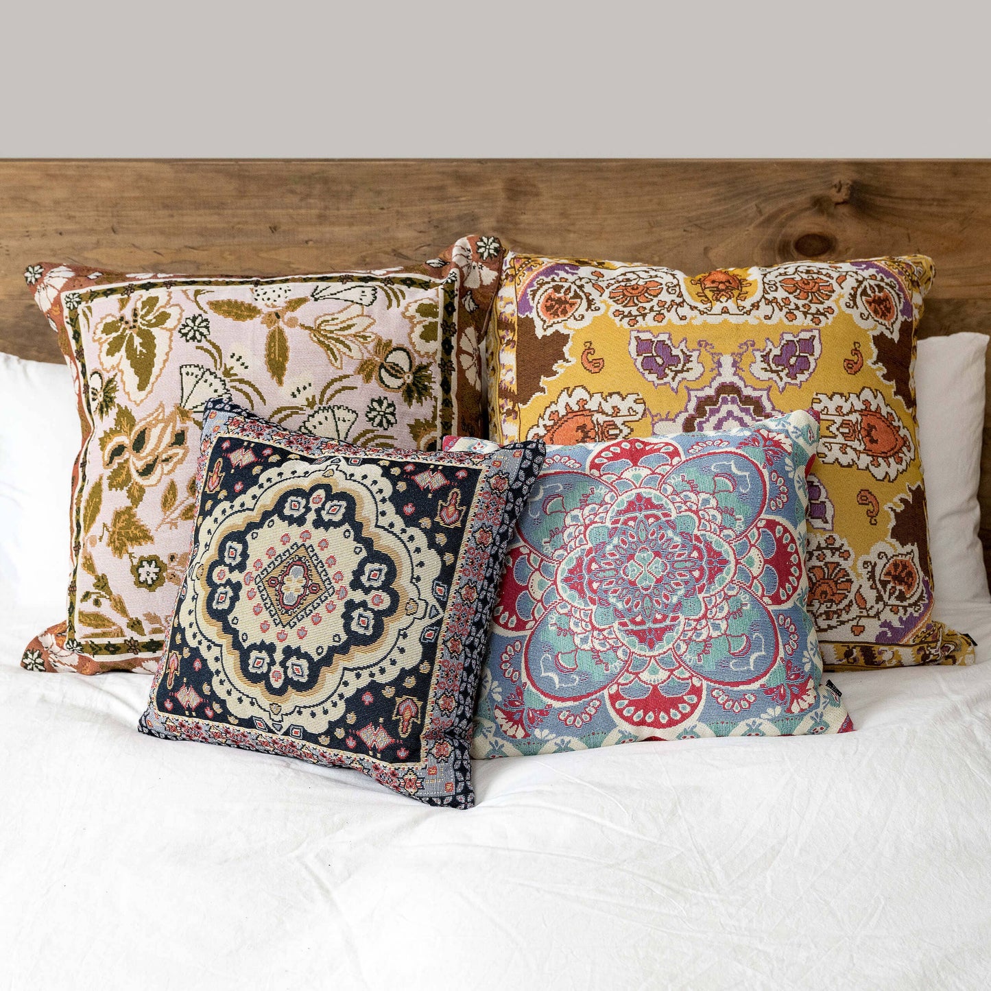 'Strawberry Fields' Woven Scatter Cushion Cover