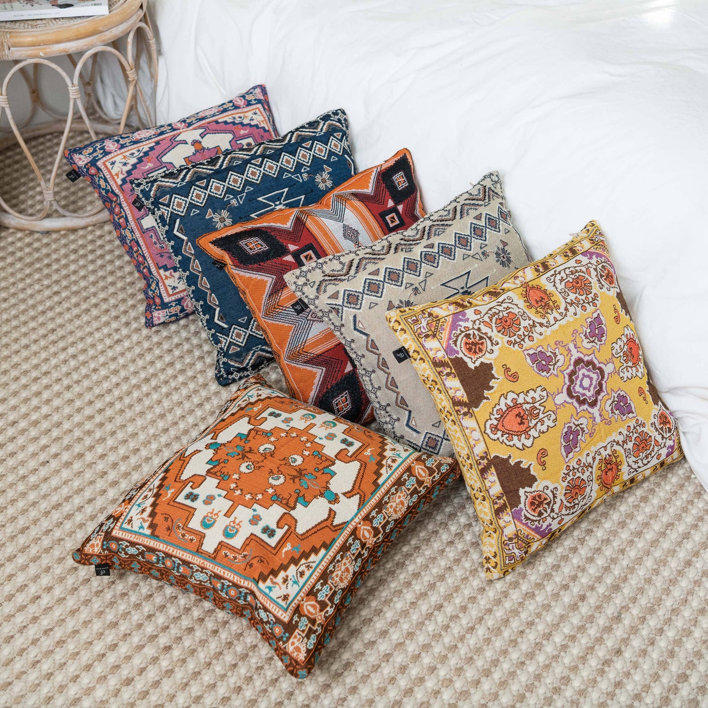 'Norwegian Wood' Woven Scatter Cushion Cover