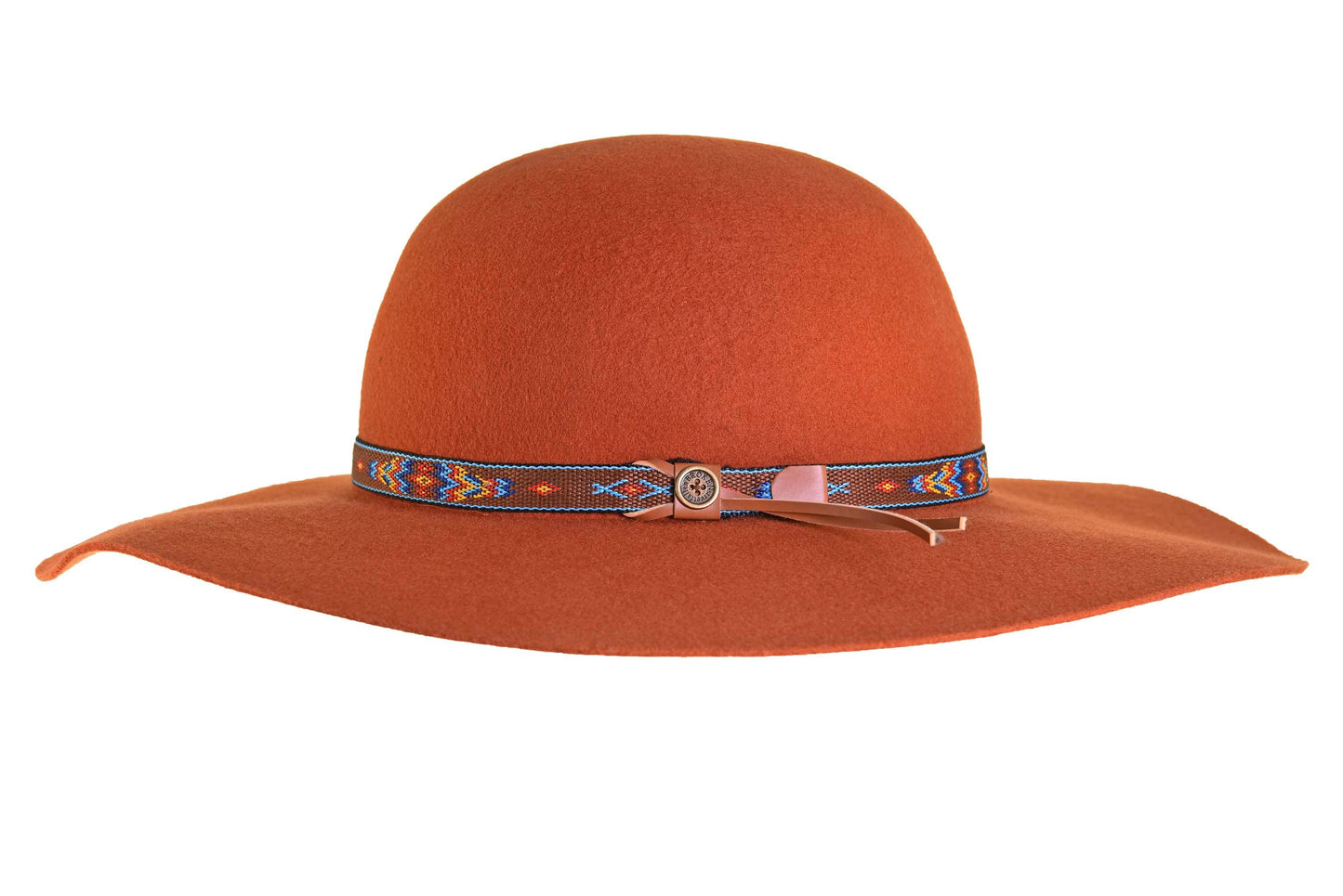 Floppy Felt Hat - Rust | UNISEX