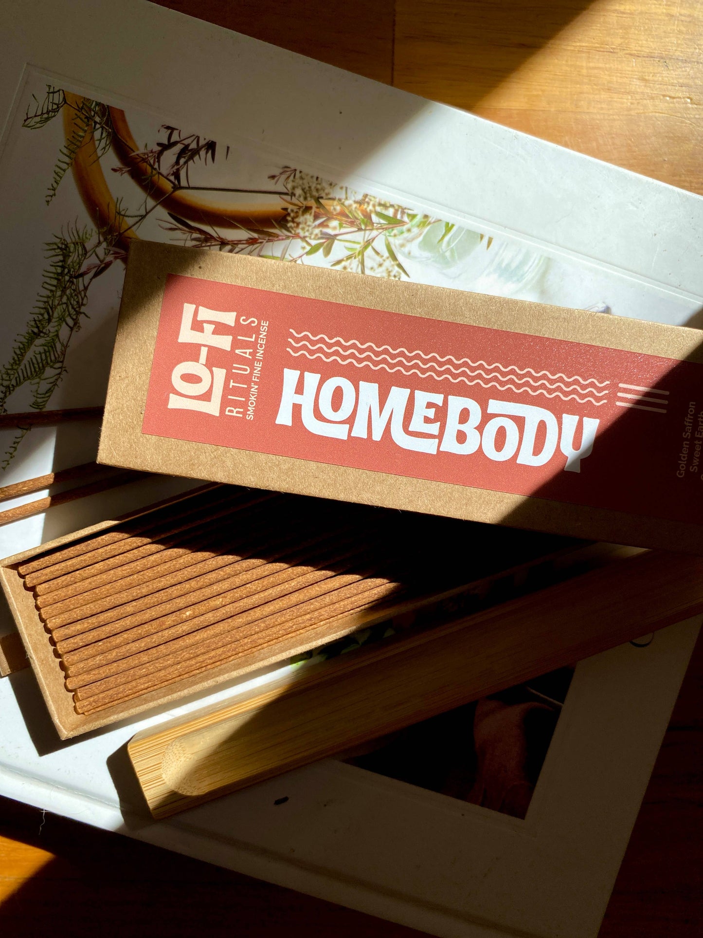HOMEBODY | Incense | Saffron, Tobacco Leaf, Tonka Bean