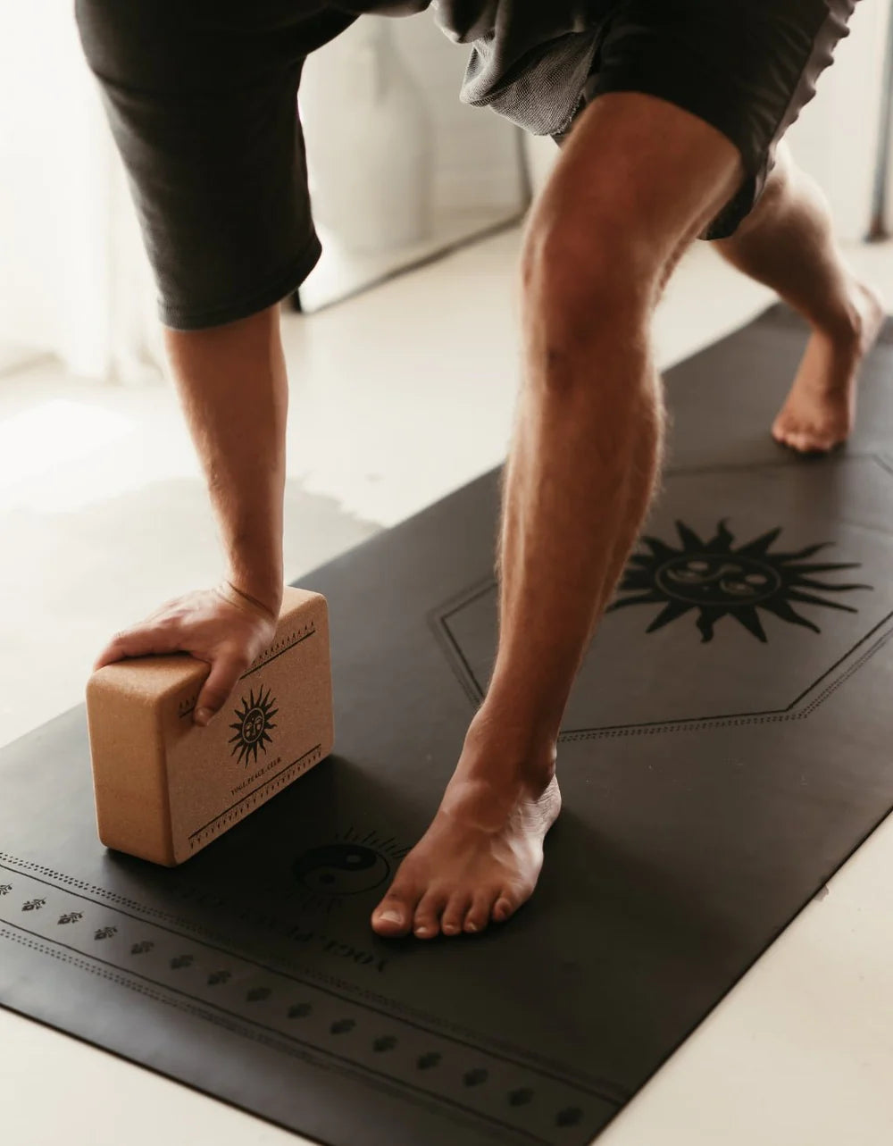 Yoga Mat Deluxe Black Yoga Mat 5 mm