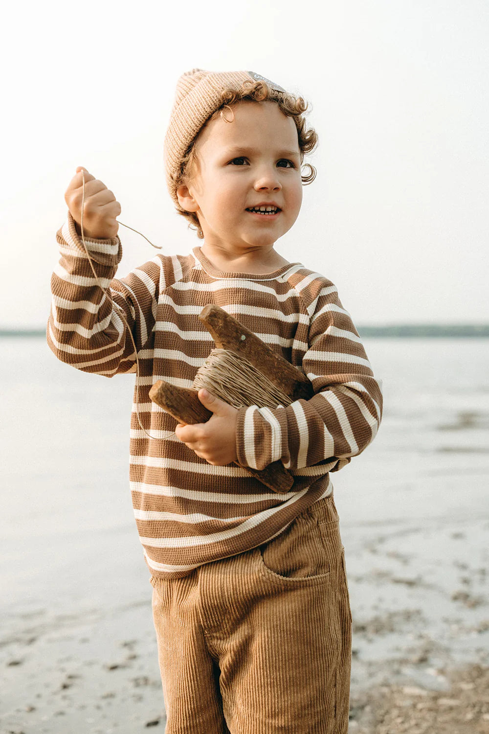 Nolan Striped Long Sleeve Tshirt Kids