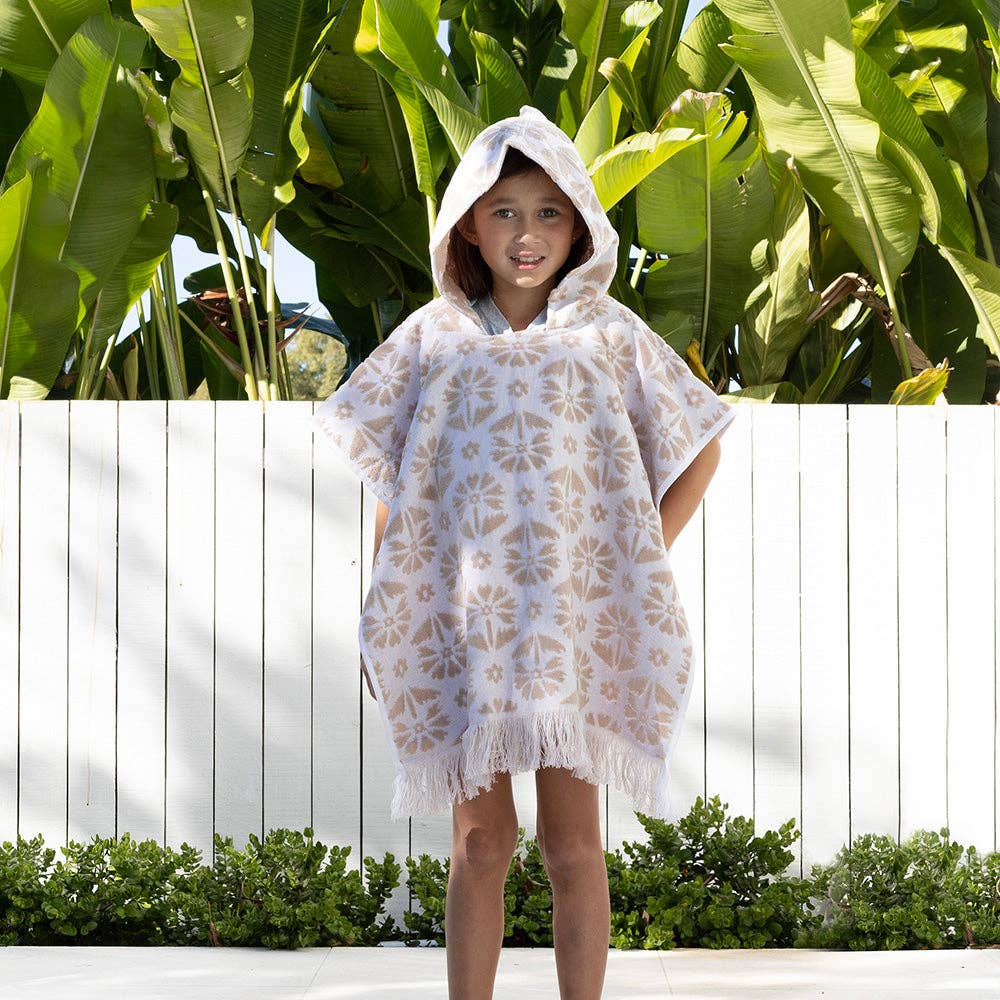 Flora Kids Poncho Towel