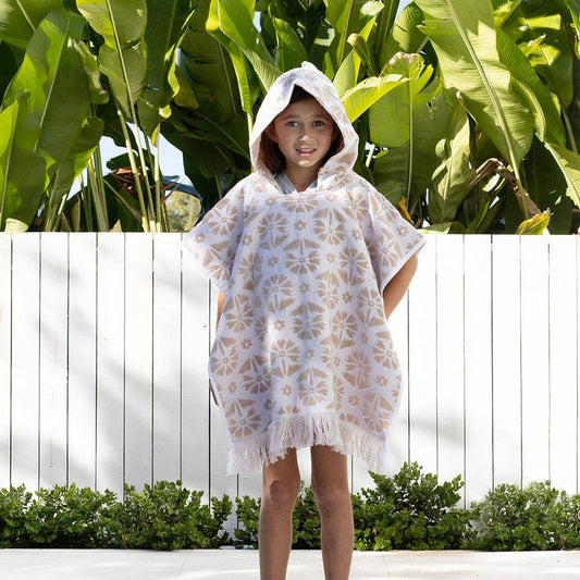 Flora Kids Poncho Towel