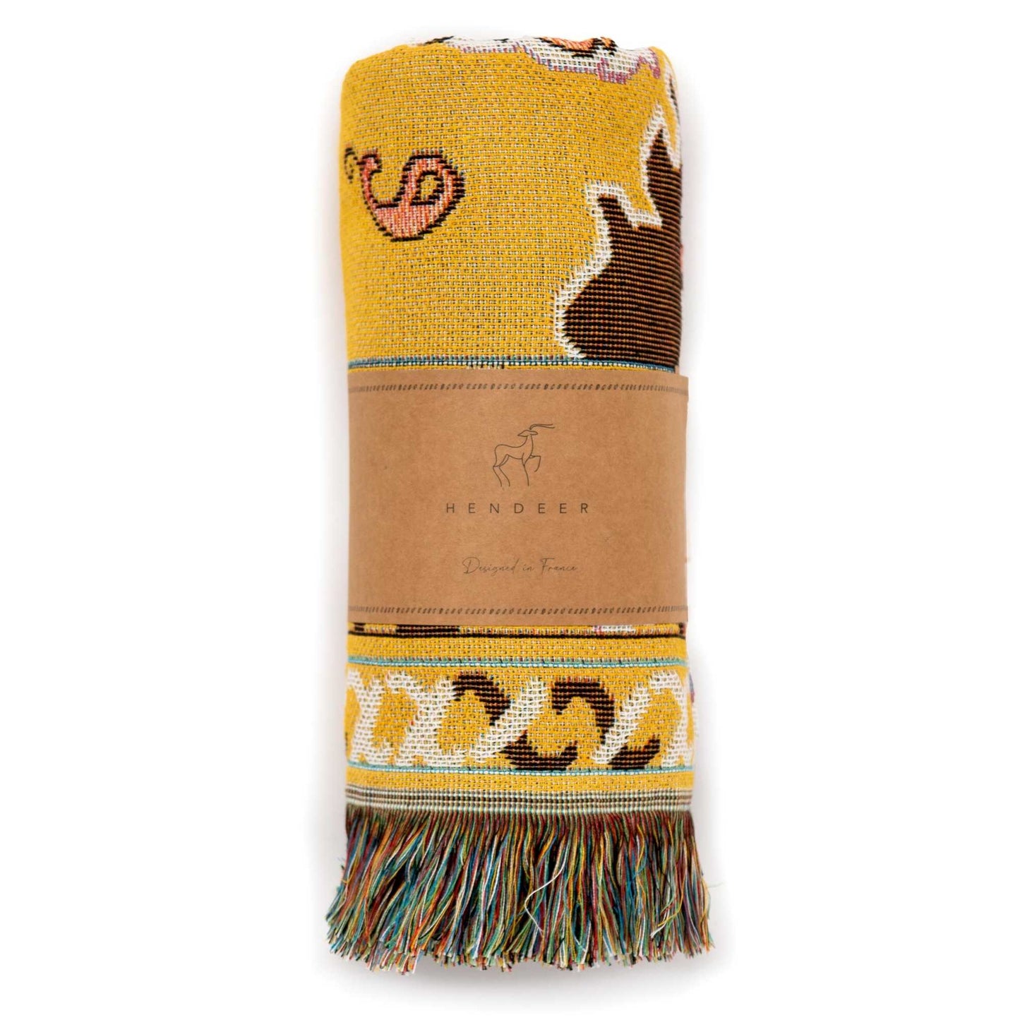 'Here Comes The Sun' Woven Picnic Rug/Throw: Regular 130x160cm