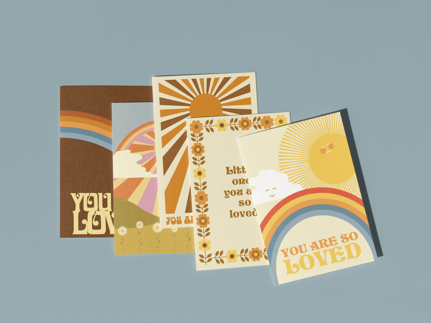 Little One You Are So Loved - Vintage Retro Greeting card