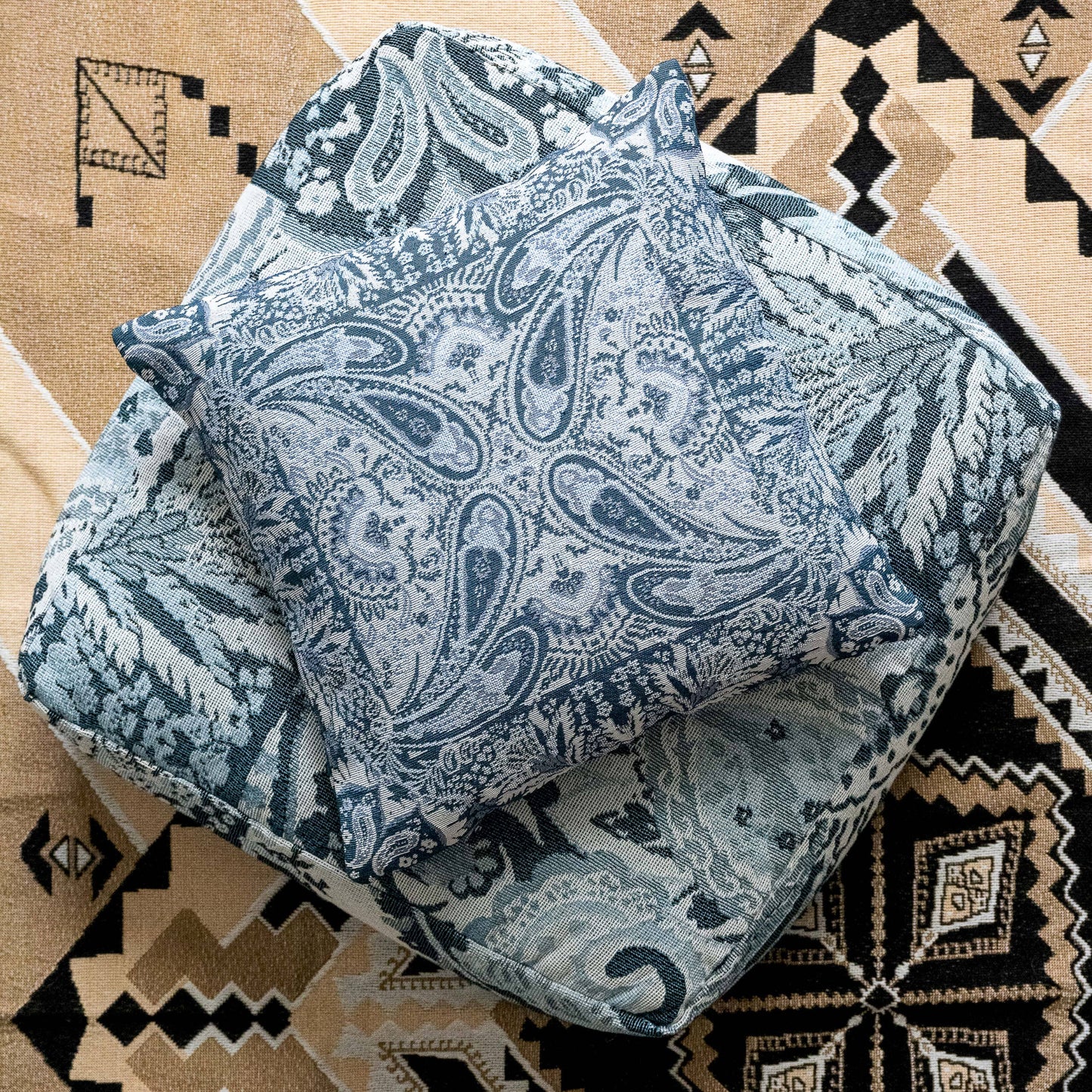 'Yesterday' Woven Scatter Cushion Cover: 45cm x 45cm