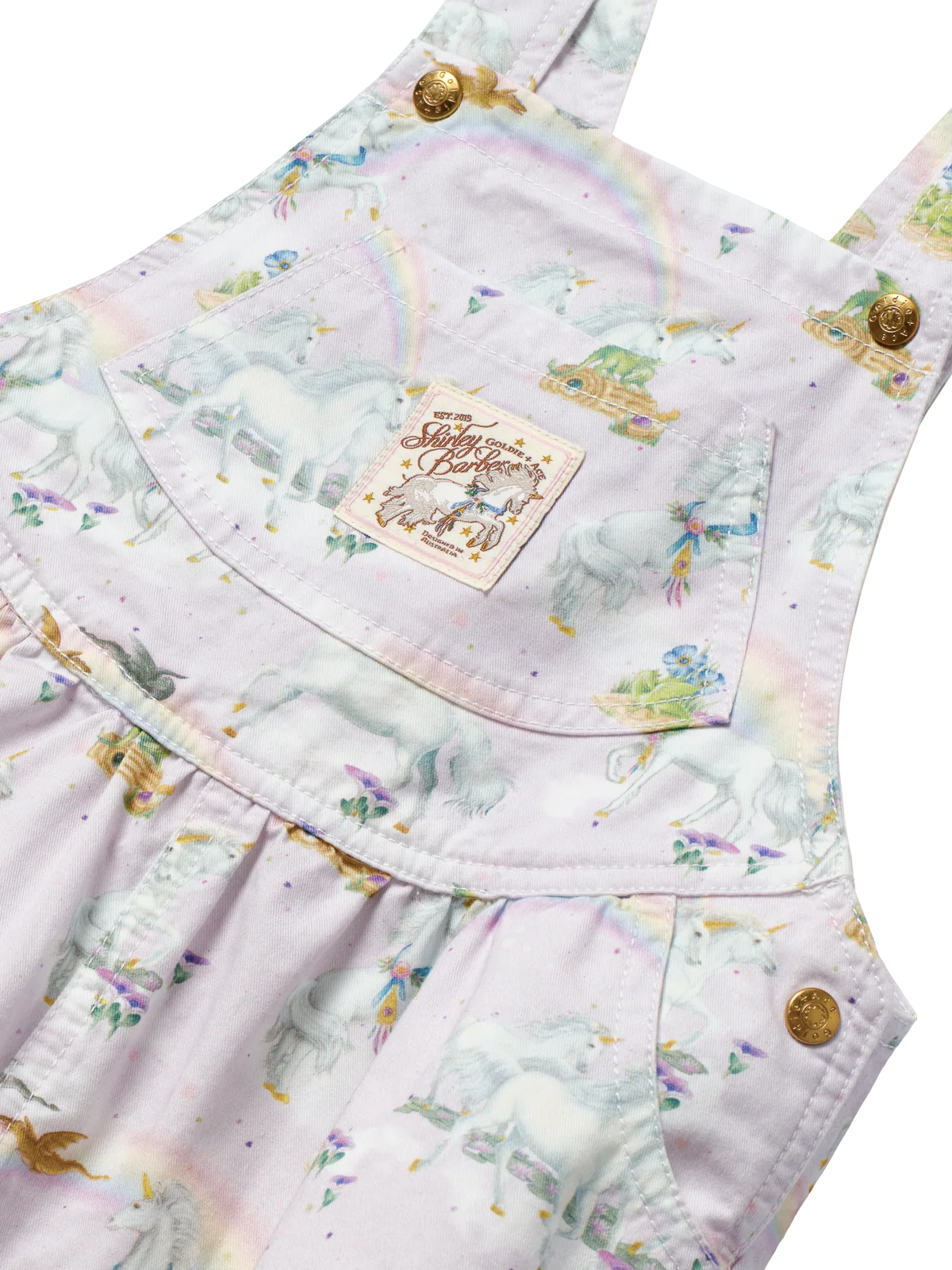 Shirley Barber Unicorn Overalls