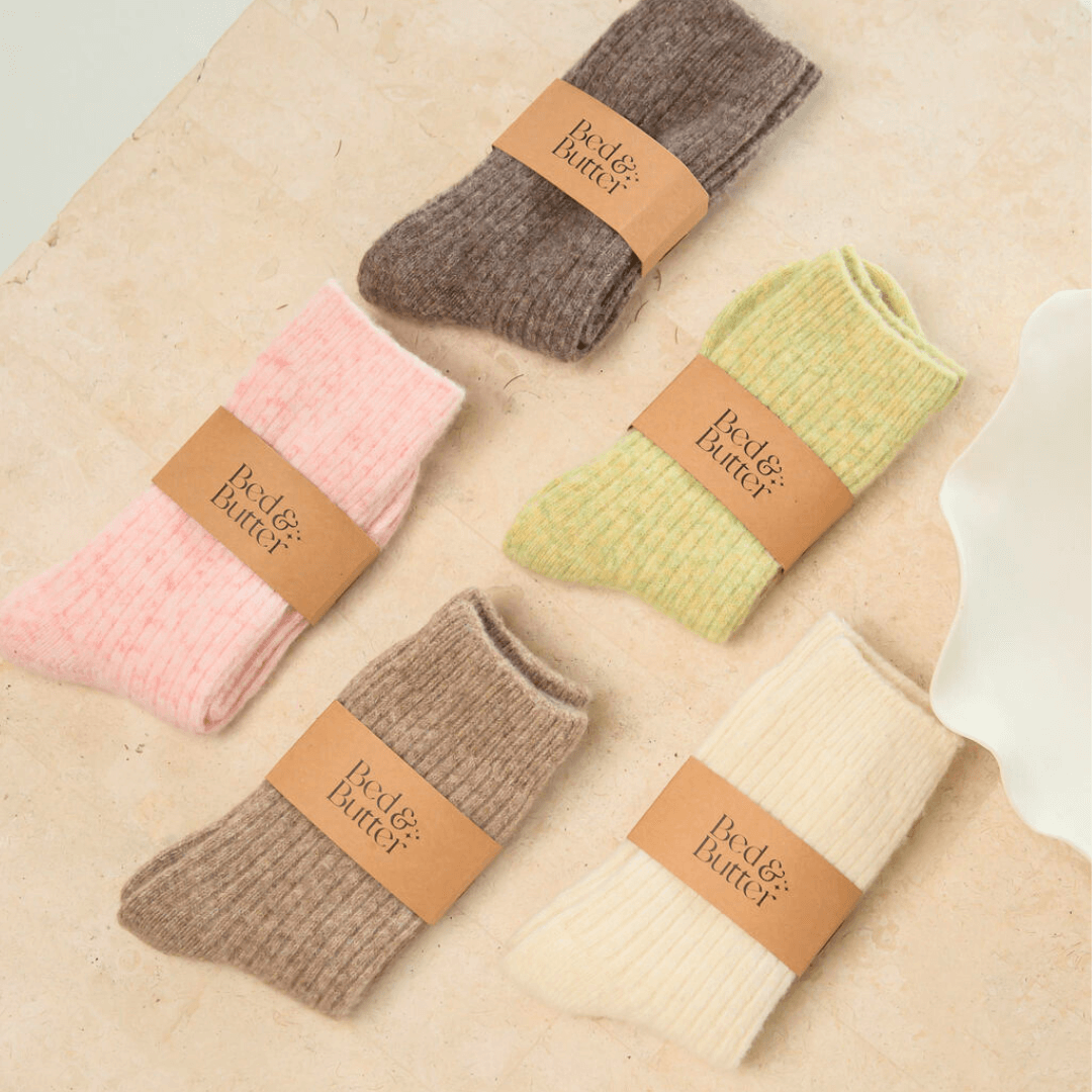 The Comfiest Socks - Cream