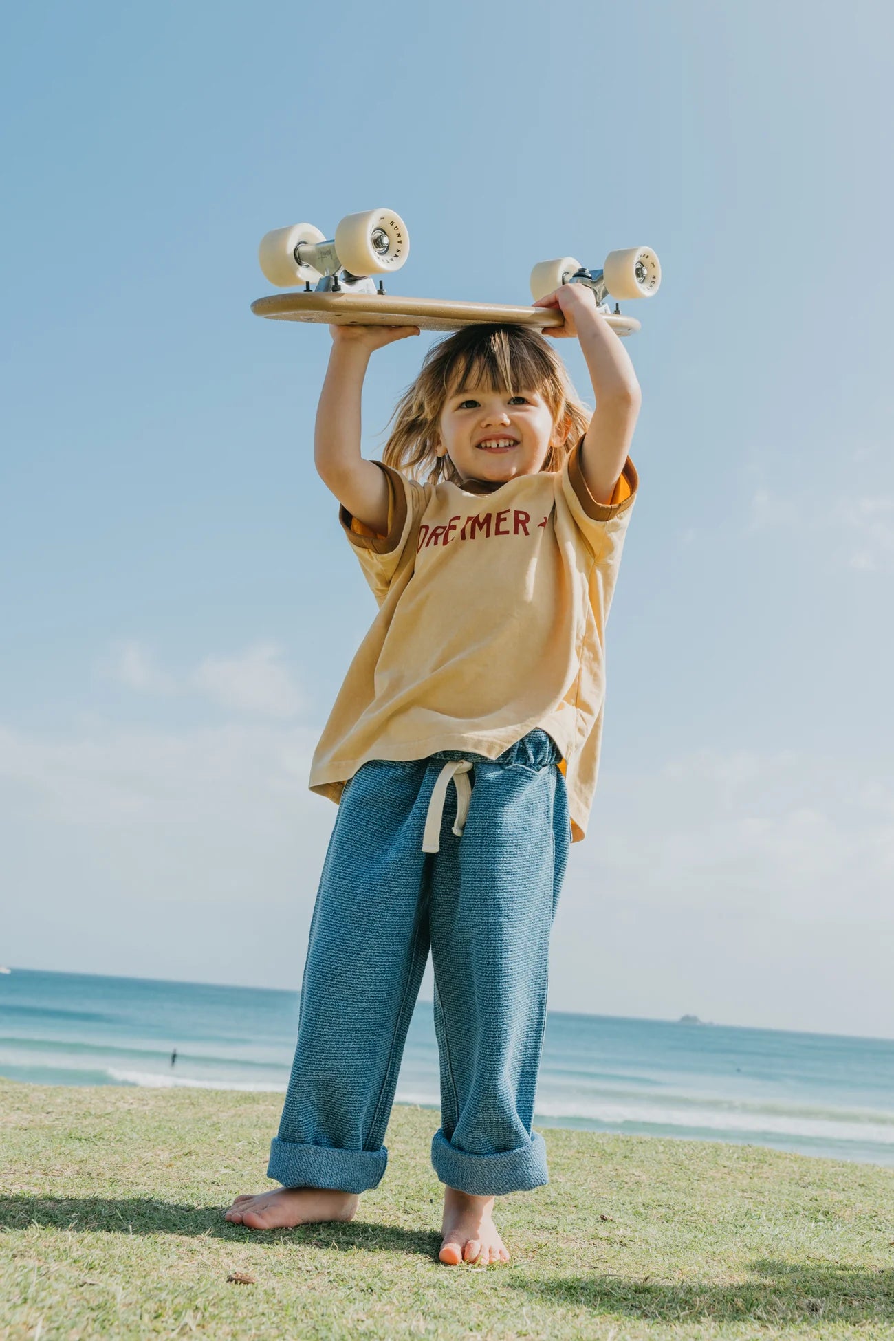 Textured Baggy Jeans Kids