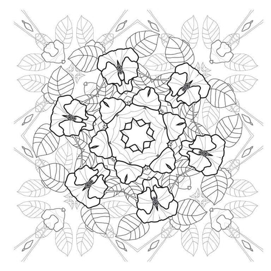 Florasphere Calm - Colouring Book
