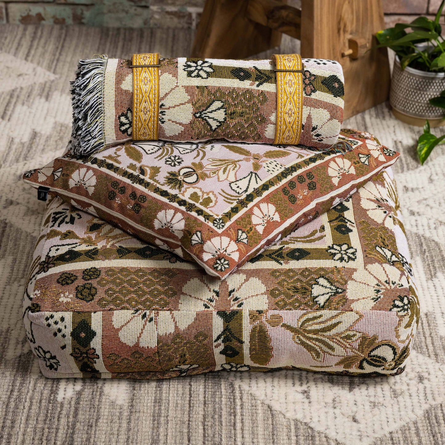 'Eleanor Rigby' Woven Scatter Cushion Cover