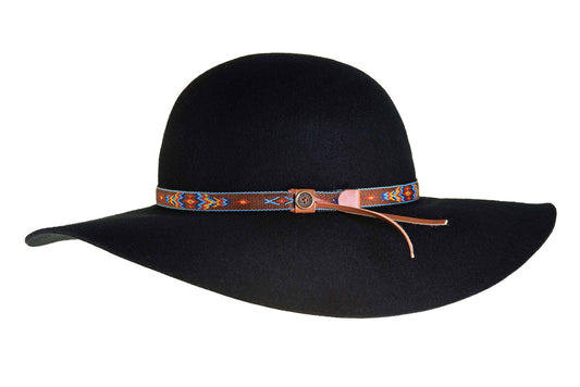 Floppy Felt Hat - Black | UNISEX