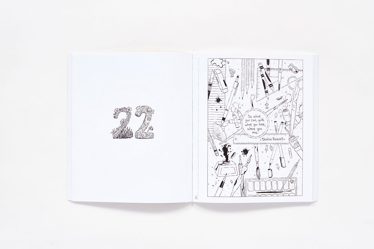 One Year Wiser - The Colouring Book