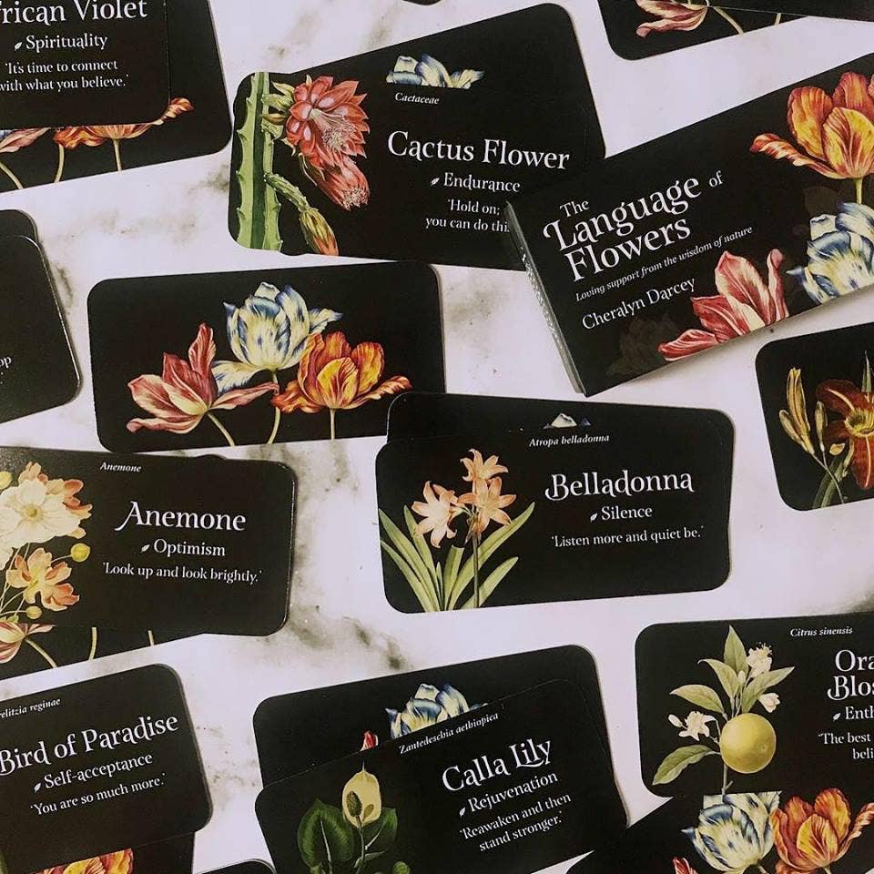 The Language of Flowers: Mini Inspiration Cards