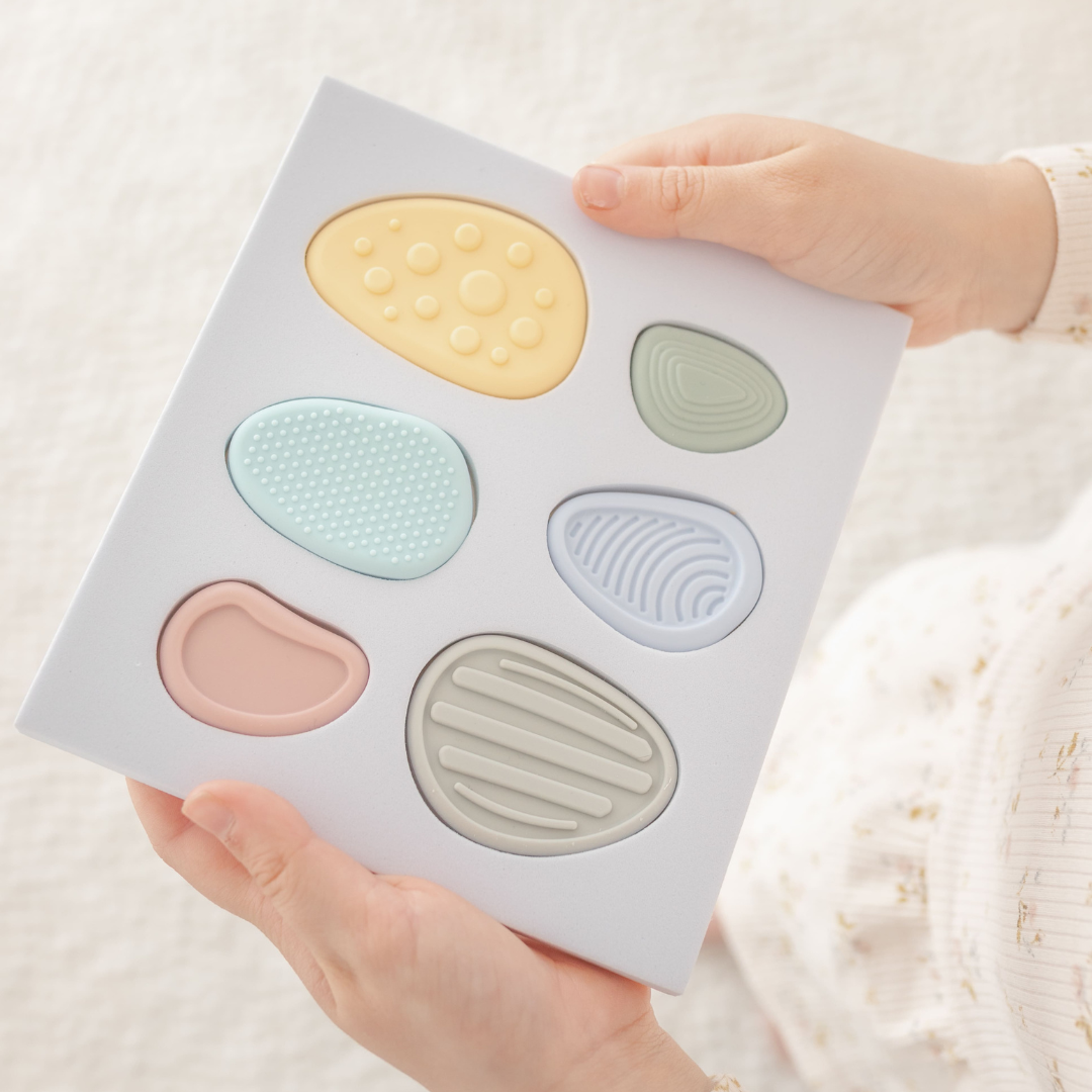 Worry Stones – Calming Sensory Fidget for Kids (Set of 6)
